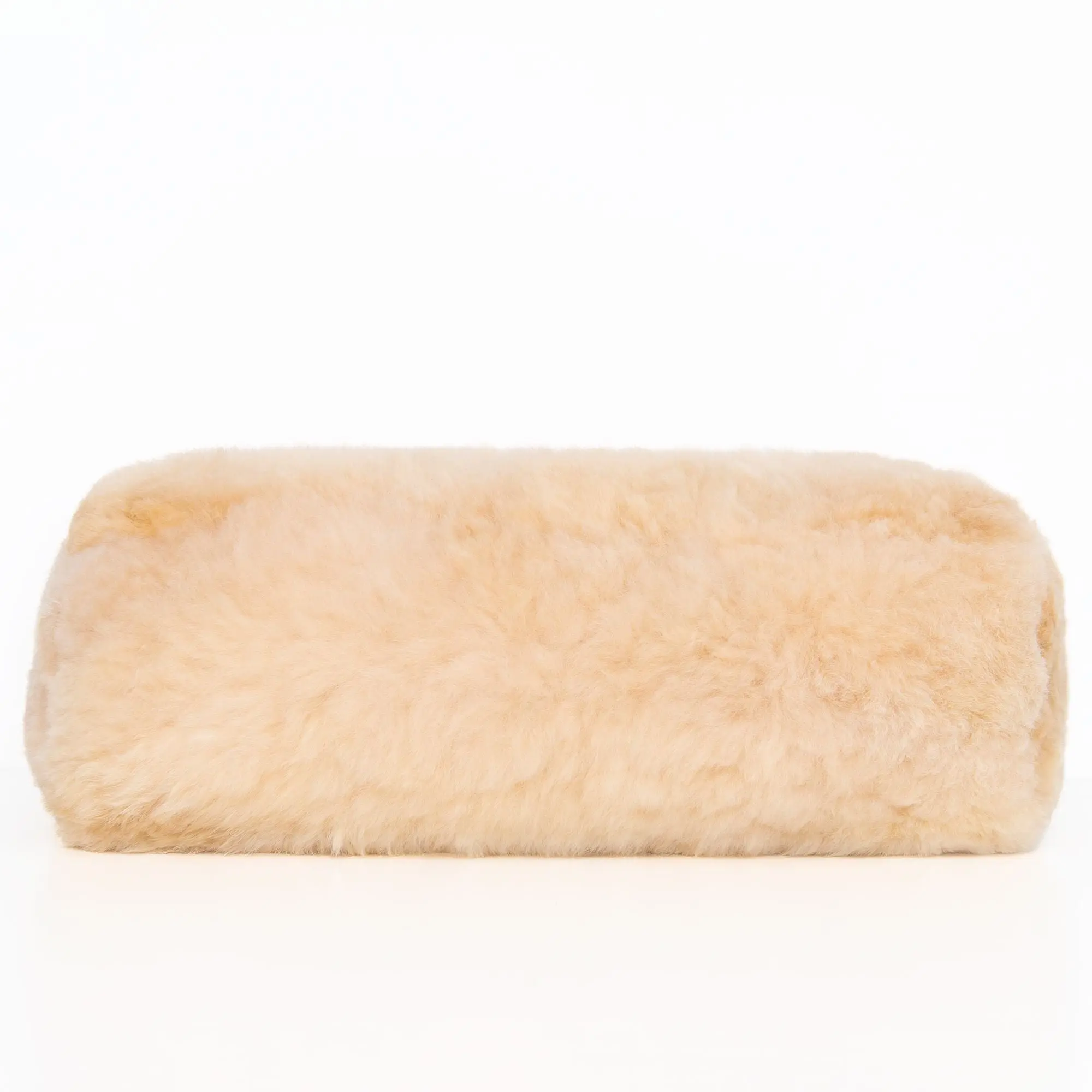 Alpaca Bolster Pillow in Champagne
