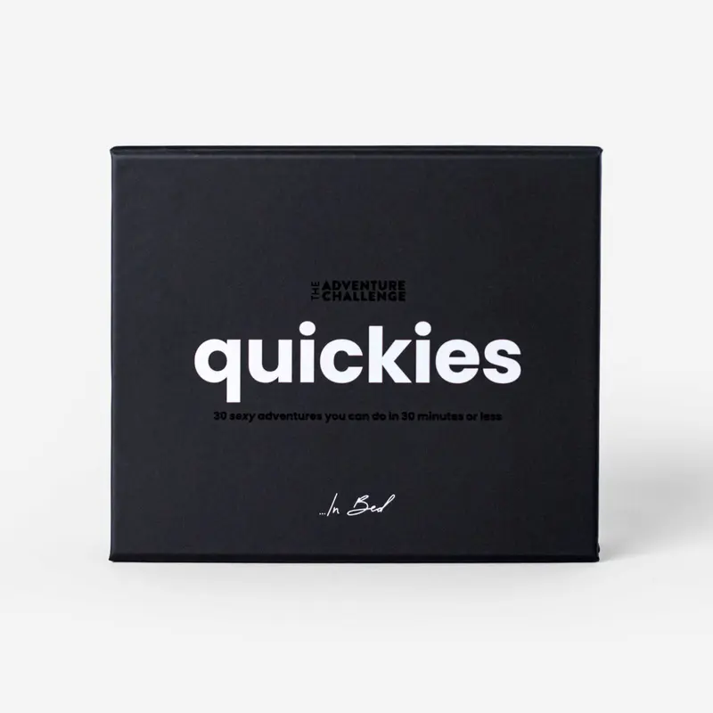 The Adventure Challenge Quickies Scratch-off Activity Cards - Minimal, Budget-Friendly Office Stationery for Partners, 30 Fun Challenges with Helpful Hints Icons for Connection Enhancement