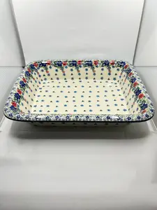 Baker ~ Rectangular w/Rim ~ Lasagna ~ 11.25 x 13.75 inch ~ 3430X ~ T4*