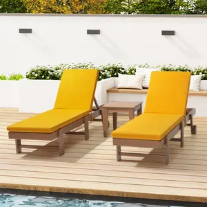 Harmony Outdoor Chaise Lounge Cushions (Set of 2)