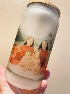 Custom Sublimation Glass Can