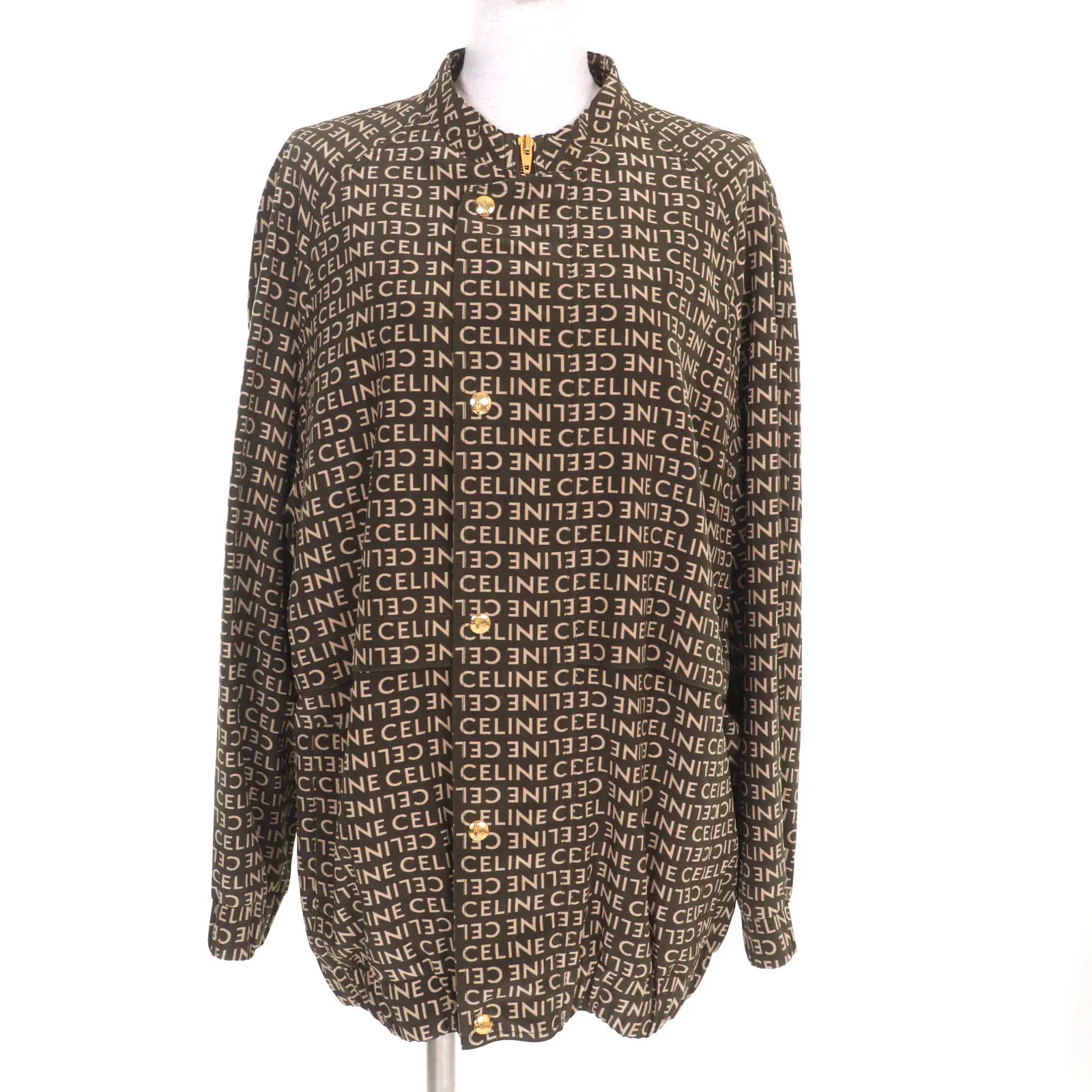 Pre-owned Celine Others Small Leather Goods Silk Jacket