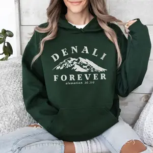 Denalii Forever Tshirt Sweatshirt Hoodie, Denalii National Park Shirt, Granola Girl, Alaska Travel Gifts, Unisex Sweater Pullover Tee