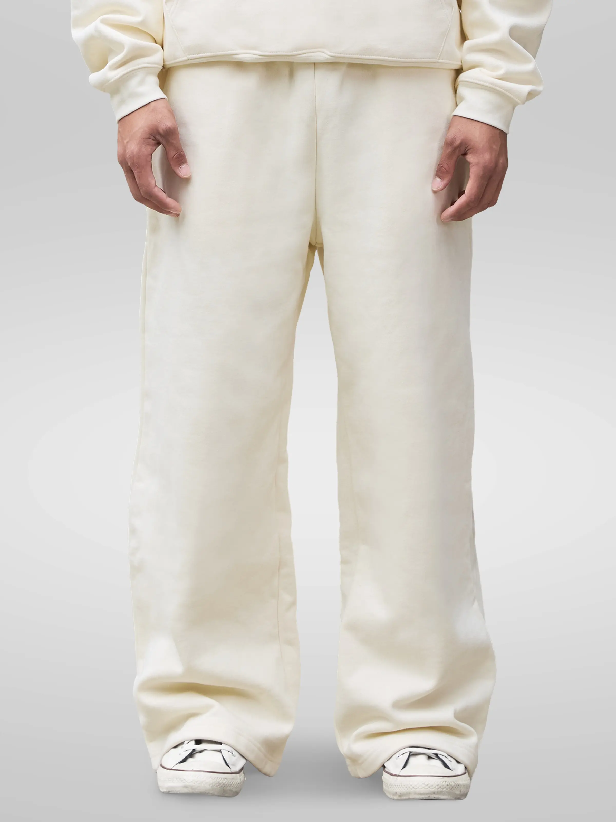600 GSM 'Banana Milk' Core Sweatpants 600 GSM 'Banana Milk' Core Sweatpants
