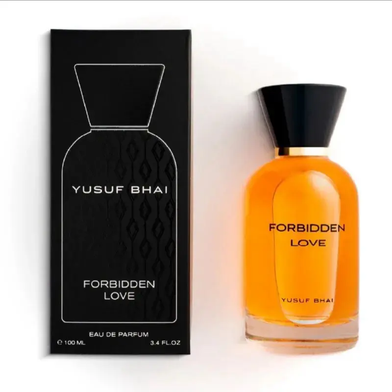 Yusuf Bhai Forbidden Love TEEB Collection Eau De Parfum - Unisex Aroma Perfume, Cosmetic Scent, EDP Cologne Spray - 100ml/3.4 fl.oz Long-Lasting Single Bottle, Standard Size