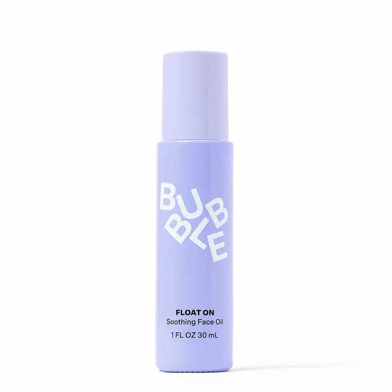 Bubble Skincare Float On Soothing Facial Oil, Lightweight Calming Formula for Skin Repair, Hydrate and Lock in Moisture