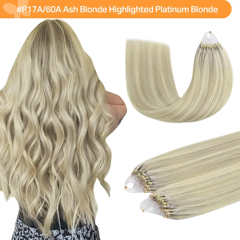 #P17A/60A Ash Blonde Highlighted Platinum Blonde
