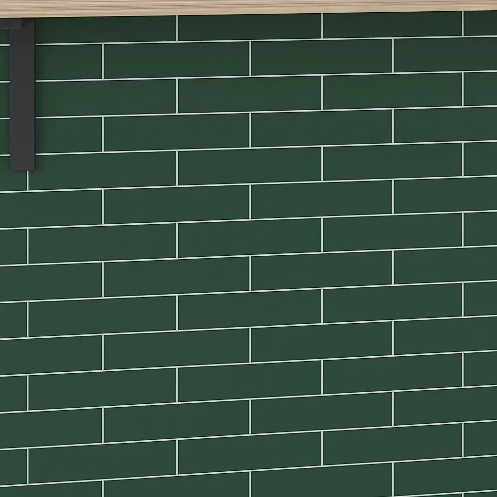 Green 2x8 Matte Ceramic Subway Tile (49 Cases, 264.6 sqft/Pallet)