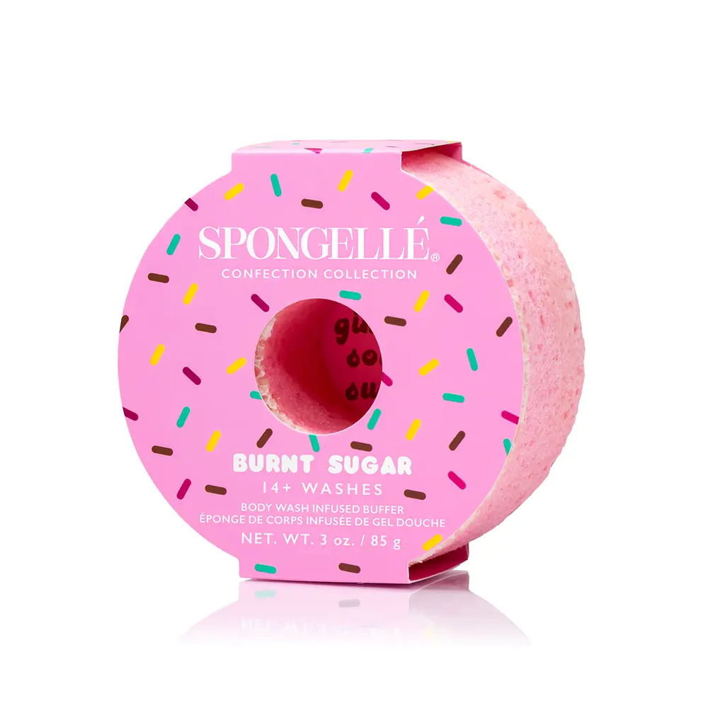 Burnt Sugar | Confection Buffer Body Wash Infused Bath Sponge Burnt Sugar | Confection Buffer Body Wash Infused Bath Sponge