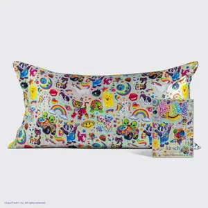 Lisa Frank x Kitsch Satin Pillowcase in The Fantastic World of Lisa Frank - King Lisa Frank x Kitsch Satin Pillowcase in The Fantastic World of Lisa Frank - King