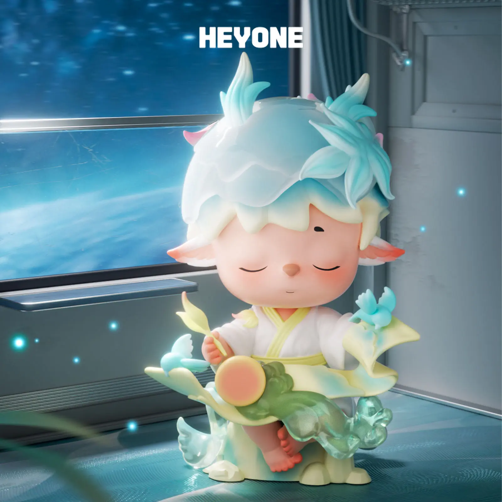Heyone MIMI-Poetic Spring Magnetic Branch And Two Birds 10.8CM Limited Special Figure Collectible Figure Girls Gift Halloween ornaments Halloween Gifts Anime Design