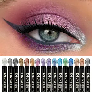 Pearl Glitter Eyeshadow Pencil Cosmetic Set Matte Waterproof Sweatproof Non Fading Colorful Glossy Eyeliner Pens Easy To Apply Long Lasting Makeup