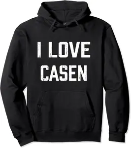 I Love Casen Family Son Daughter Boy Girl Baby Name Pullover Hoodie - Jacobjbt Shop 86B09D2RM15B