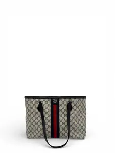 Pre-owned GUCCI COATED CANVAS Tote Bags OPHIDIA MONOGRAM CANVAS TOTE BAG