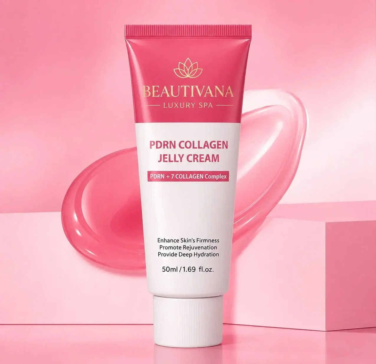 BV BEAUTIVANA PDRN Collagen Hydrating Serum, Lightweight Skincare Essence for Intense Moisture
