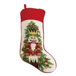 Nutcracker Needlepoint Stocking
