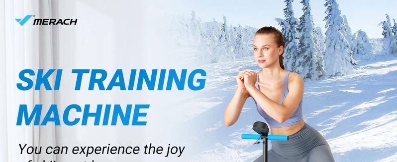 MERACH 2-in-1 Ski Trainer Machine, Leg Exercise Machine, Low-Impact Plyometric Training, Indoor Cardio Workout Equipment for Home Gym, OutdoorFun Vertical Stepper Smart Folding Treadmill, Thigh Trainer