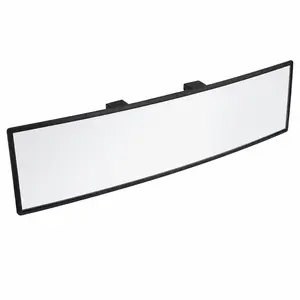 Car Rearview Mirror, 11.8 Inch Panoramic Wide Angle Anti-Glare, Clip on Auto Rear View Mirror, HD Clear Convex Surface, Car Interior Accessories Universal for SUV, Truck, Van, Vehicles SpringStatements