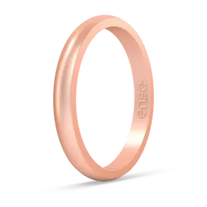 Enso Rings Halo Elements Silicone Ring | Comfortable Everyday Band | Lifetime Warranty