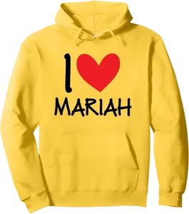 I Love Mariah Name Personalized Girl Woman BFF Friend Heart Pullover Hoodie - Ronniemu Shop 92B0B2C1MZTW