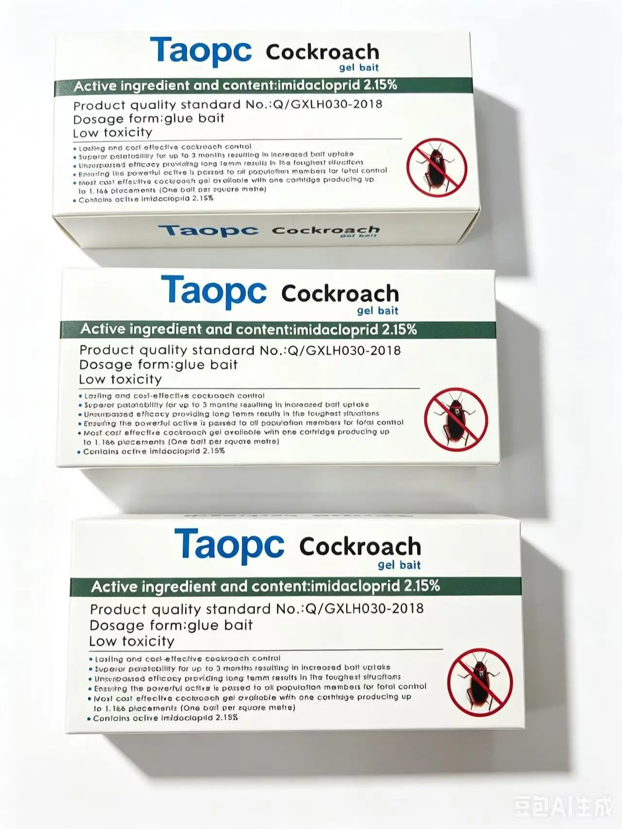 Indoor cockroach insecticide, cockroach repellent, cockroach bait station, cockroach gel, suitable for American cockroaches, German cockroaches and other major cockroach species.