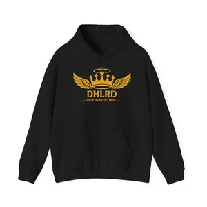 Drip Heaven Lord – Crown & Wings Logo Hoodie (Multiple Colors Available)