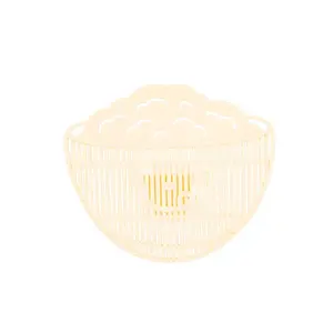 PF-Autumn and winter popular new rice rinser filter baffle multi-functional drainer basket kitchen rice washing measuring cup sieve egg liquid device small filter