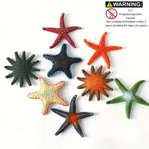 8pcs（Color may vary. Please purchase with caution.） Starfish Pool Toys, Colorful Soft Rubber Dive Throw Toys for Kids, Summer Party, Swimming Pool, Beach Party, Fish Tank Filler