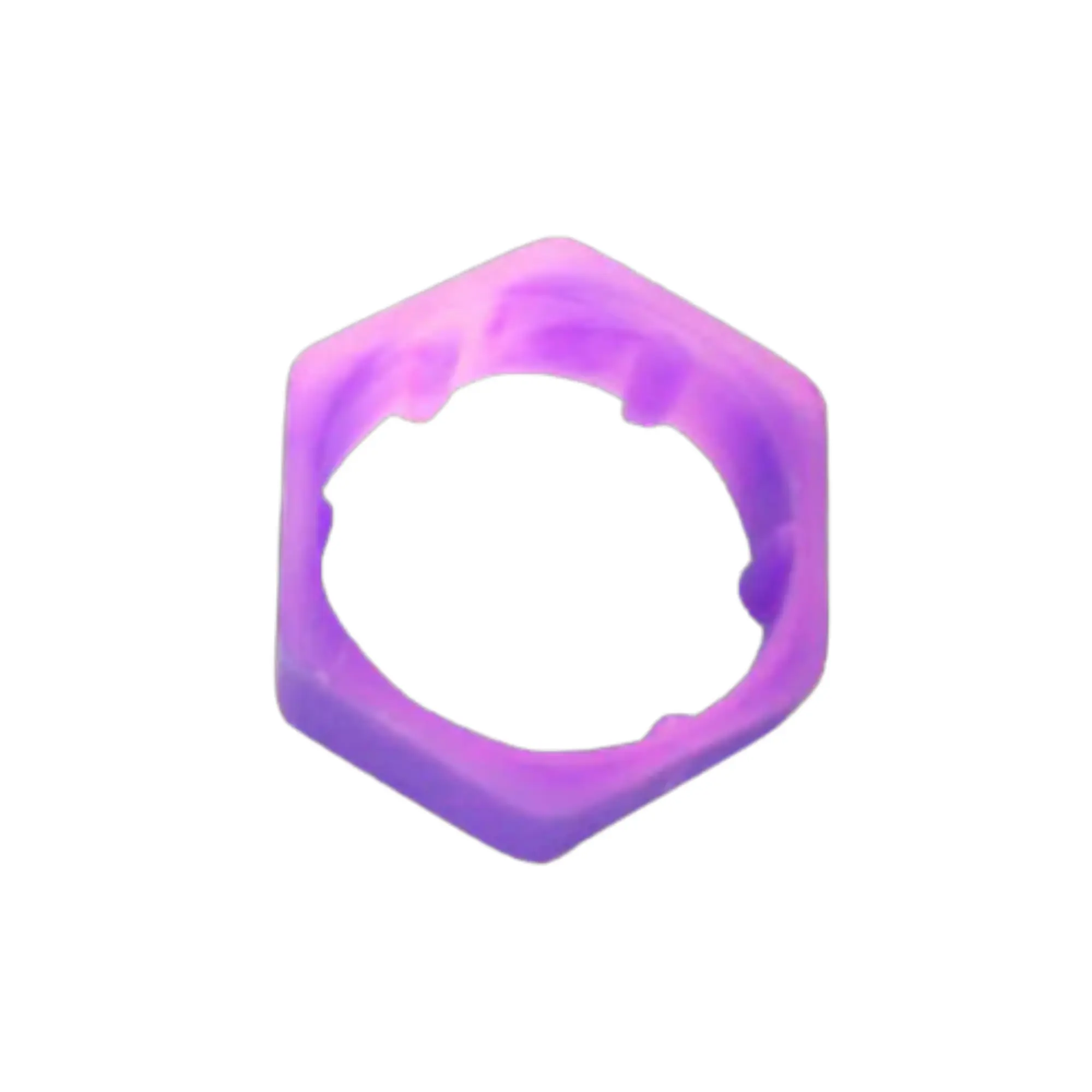 Life Time Nut Covers - 30 mm Huck Sleeve Purple ABS Frame Bolt Cover