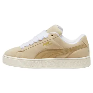 PUMA Suede XL 397648-05 Women's Sneakers Putty/Warm White Chunky Retro Streetwear Shoes with Cushioned Insole & Padded Collar for Comfort - Casual, Footwear Footwear Casual Rubber Girl Running Trainer Training Athletic Classic