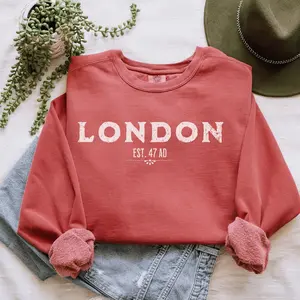 London Gift Sweatshirt, Unisex London Shirts,  London England Crewneck, London Visitor Sweatshirt, London Women Gift, Classic London Shirt