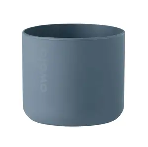 Owala Silicone Water Bottle Boot, Anti-Slip Protective Sleeve for Water Bottle, Protects FreeSip or Flip Stainless Steel Water Bottles, 24 Oz, Blue