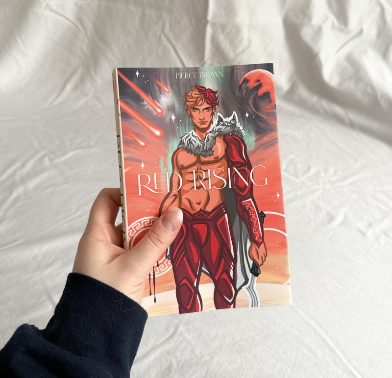 Red Rising Paperback Dust Jackets Full Set