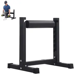 Bulgarian Split Squat Stand, Single Leg Squat Roller, Split Squat Stand with 7 Adjustable Roller Heights, Ideal for Squats, Leg Lunges, Bodyweight & Lower Body Strength Training