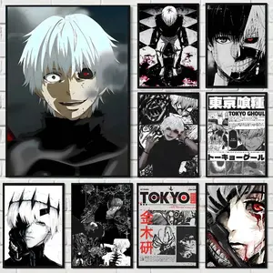 [Limited Drop] Ken Kaneki Poster, Tokyo Ghoul Anime Collection Wall Art Aesthetic Print, Dark Anime Room Decor, Otaku Aesthetic, Gift for Anime Fans, Cuadro Anime No Framed