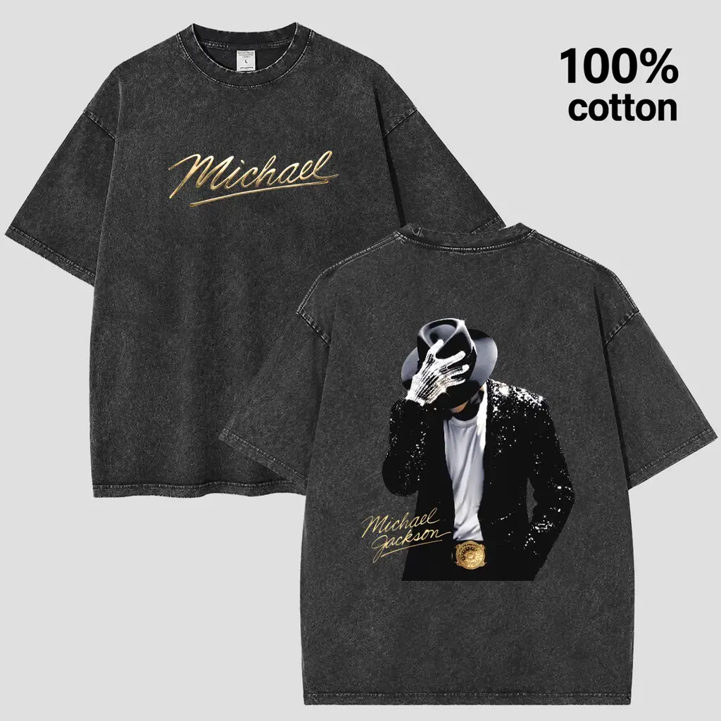 Vintage Washed Graphic T-Shirt, Streetwear Style Dancer Print Oversized Tee