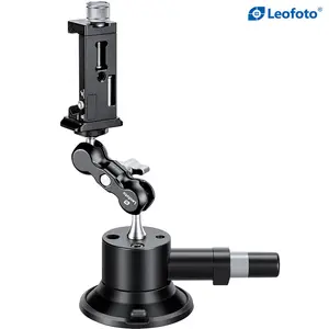 Leofoto SC-01 + PC-90II + Versa Arm Suction Mounting Kit | 1/4" Screw |Max Load: 55lb (25kg)