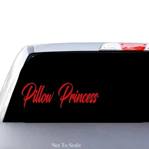 Pillow Princess decal