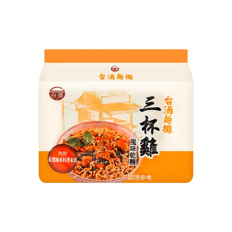 TTL Instant Noodle Three Cup Flavor - 105g x 5 Pack