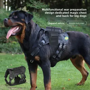 Pet Multifunctional Tactical Chest Vest Type Vest Dog Chest Strap Large Dog Leash