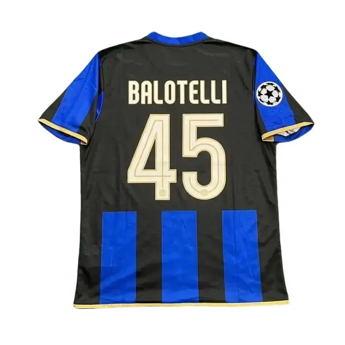 #45 Balotelli- Short Sleeve 2008-09 Retro Jersey
