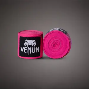 Venum Kontact Boxing Hand Wraps - Neon Pink - 4.5m (180 in)