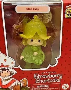 40th Anniversary Strawberry Shortcake Series 2 - Mint Tulip Figure - 2.5' Inch (Chaser)