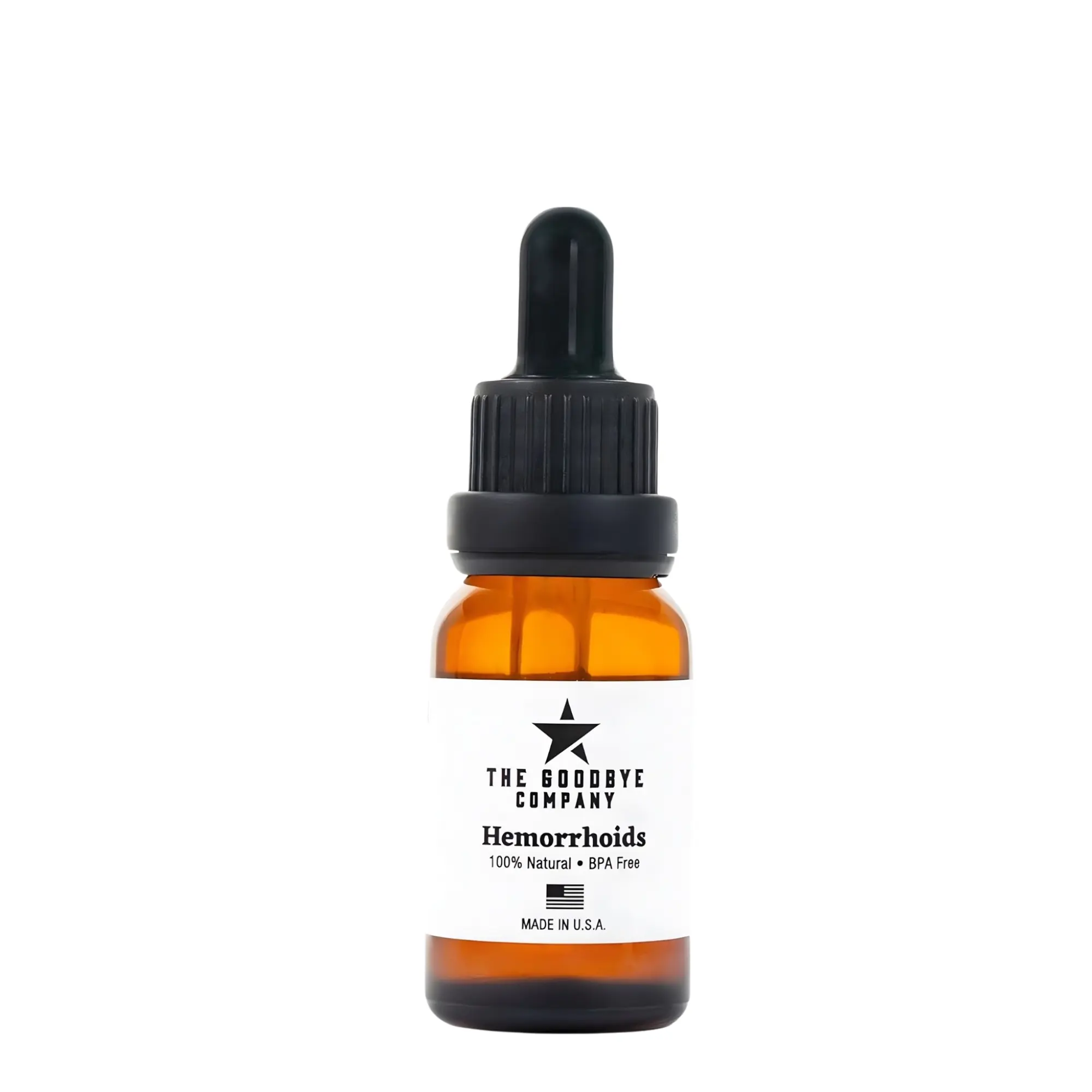 The Goodbye Company Hemorrhoids Serum 15ml, 100% Natural BPA-Free Relief Serum, Soothing & Fast-Absorbing Formula – Calms Discomfort, Reduces Swelling, Gentle Daily Care, Plant-Based, Non-Greasy