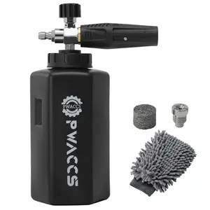 1.5 L Foam Cannon for Pressure Washer with Accessories, 1 Set Adjustable Big Mouth Snow Foam Lance with 1/4" Quick Connect Head, Professional Car Wash Equipment, Foam Sprayer, Foam Cleaner Spray, Car Wash Accessory