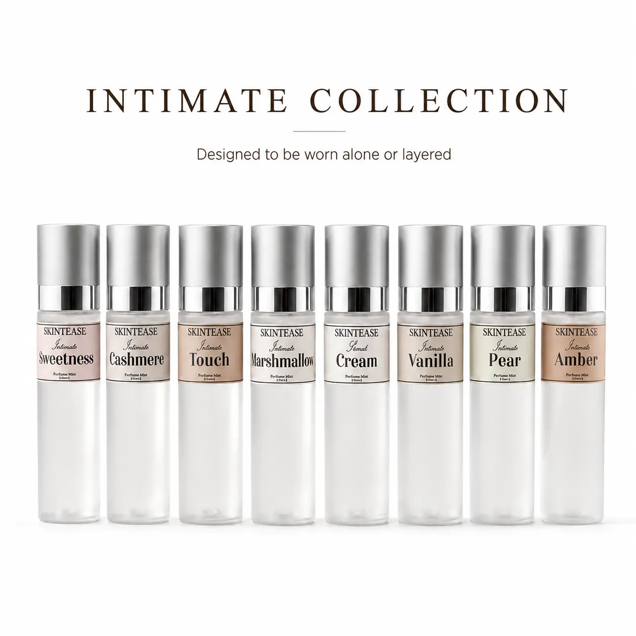 Intimate Collection Perfume Mists | SKINTEASE Body Spray | Fine Fragrane MIst