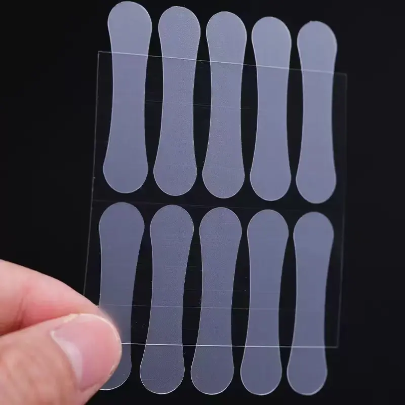 50 Pcs Invisible Transparent Facial Lifting Tape, V-Shaped Face Lift Stickers with Accessories, Ideal for Women and Girls, Silicone Material, Facial Care Tools
