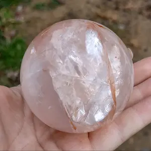 Starlight Fire Quartz Crystal Sphere