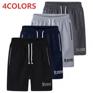 Summer men’s printed casual shorts — comfortable, skin-friendly, soft, breathable athletic mid-length shorts with drawstring