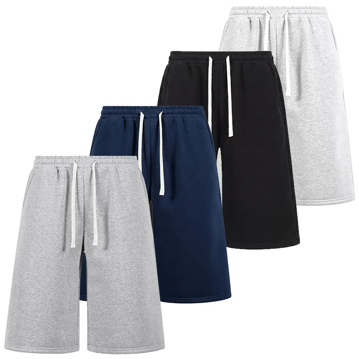 Gray + Black + Dark Blue + Gray White